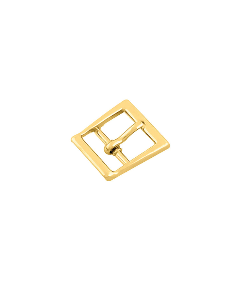 Rectangular Buckle With Center Bar | Gold And Silver 4 Inner Sizes / Inner Size 16.4 Mm Fournituren