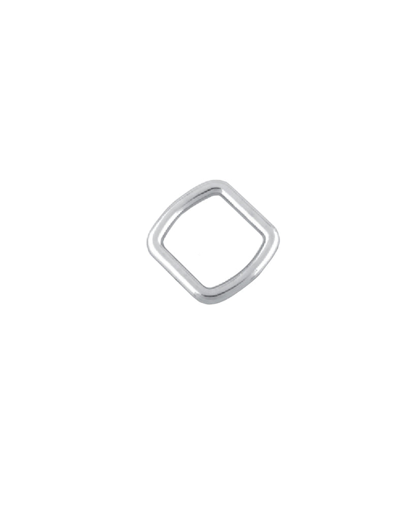 Square Ring | Silver Inner Size 25 5 Mm (2 Pieces) Fournituren