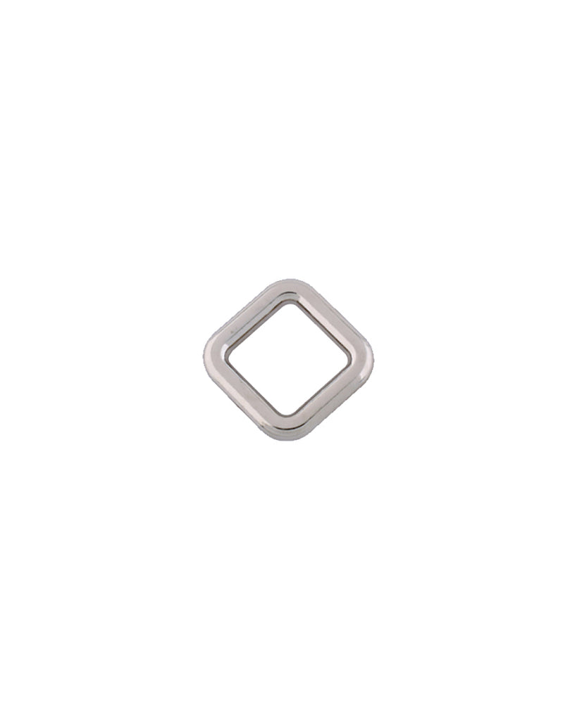 Square Ring | Silver Inner Size 20 Mm (2 Pieces) Fournituren