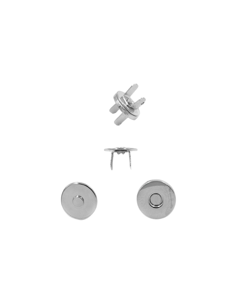 Round Extra Thin Magnetic Lock | Gold And Silver Diameter 14 5 Mm (2 Pieces) Fournituren