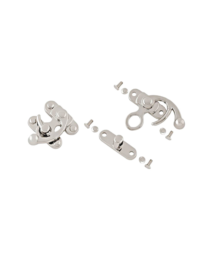 Turning Lock | Silver 34 8 X 12 2 Mm Fournituren