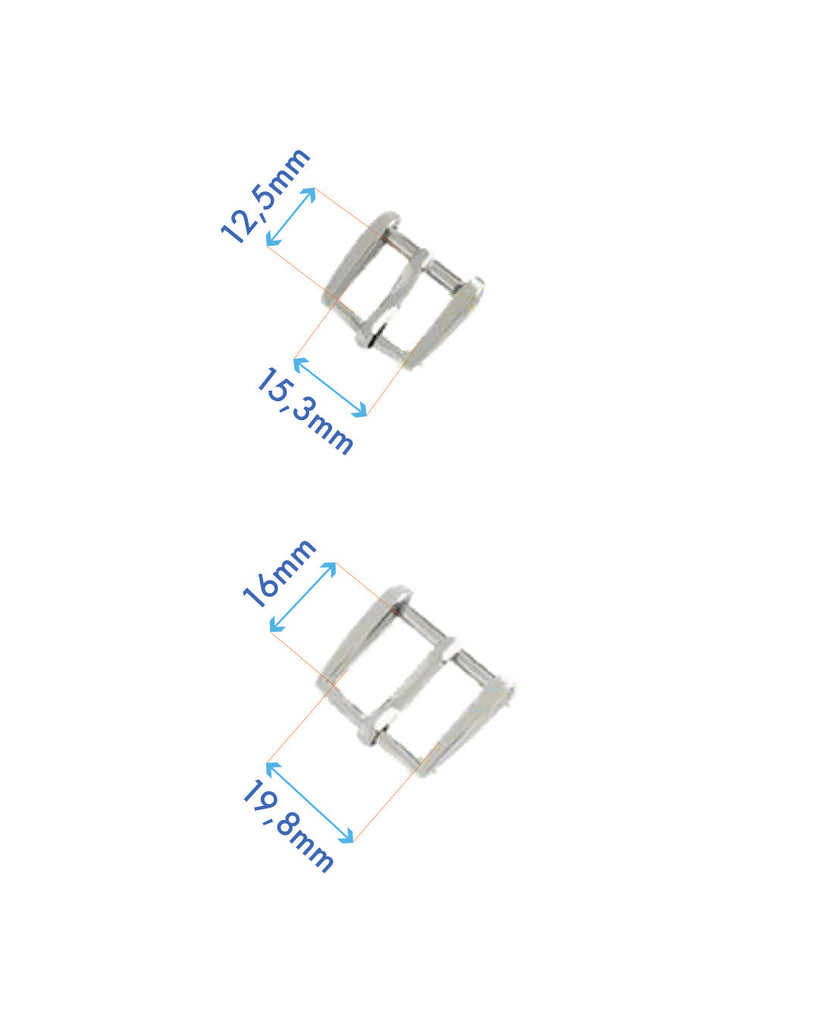 Rectangular Buckle | Silver Inner Size 19 8 Mm Fournituren