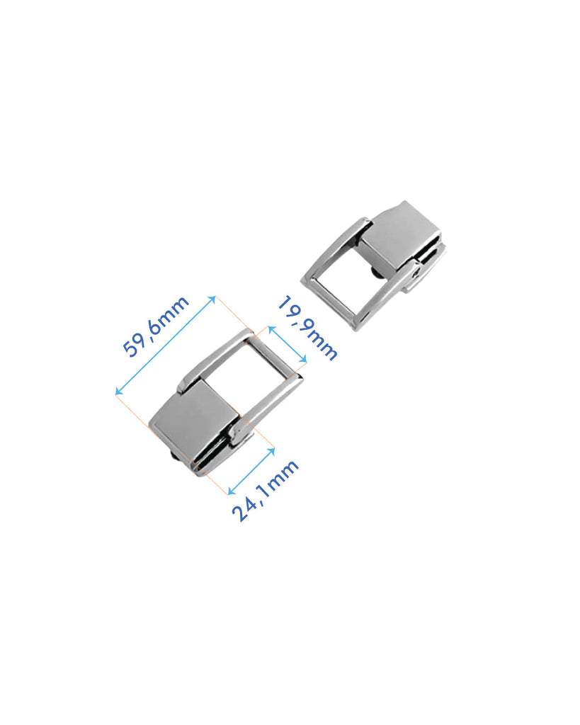 Bag Handle Fastener Extendable | Silver Inner Size 19 9 Mm (2 Pieces) Fournituren