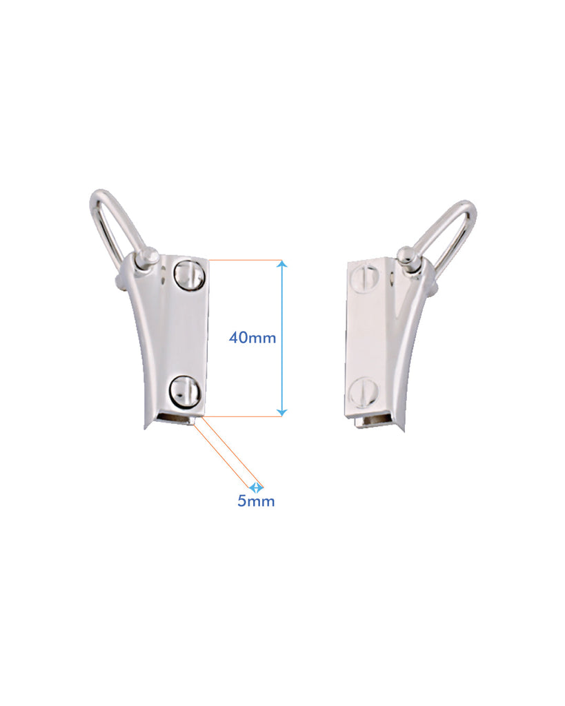 Bag Handle Holder | Silver (2 Pieces) Fournituren