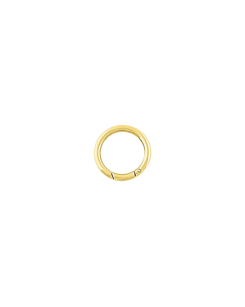 Round O-Ring Swivel Snap Hook | Gold And Silver 2 Inner Sizes / Inner Size 19.5 Mm Fournituren