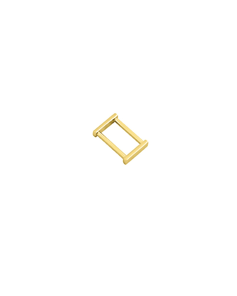 Rectangular Ring | Gold And Silver 2 Inner Sizes (2 Pieces) / Inner Size 20.2 Mm Fournituren