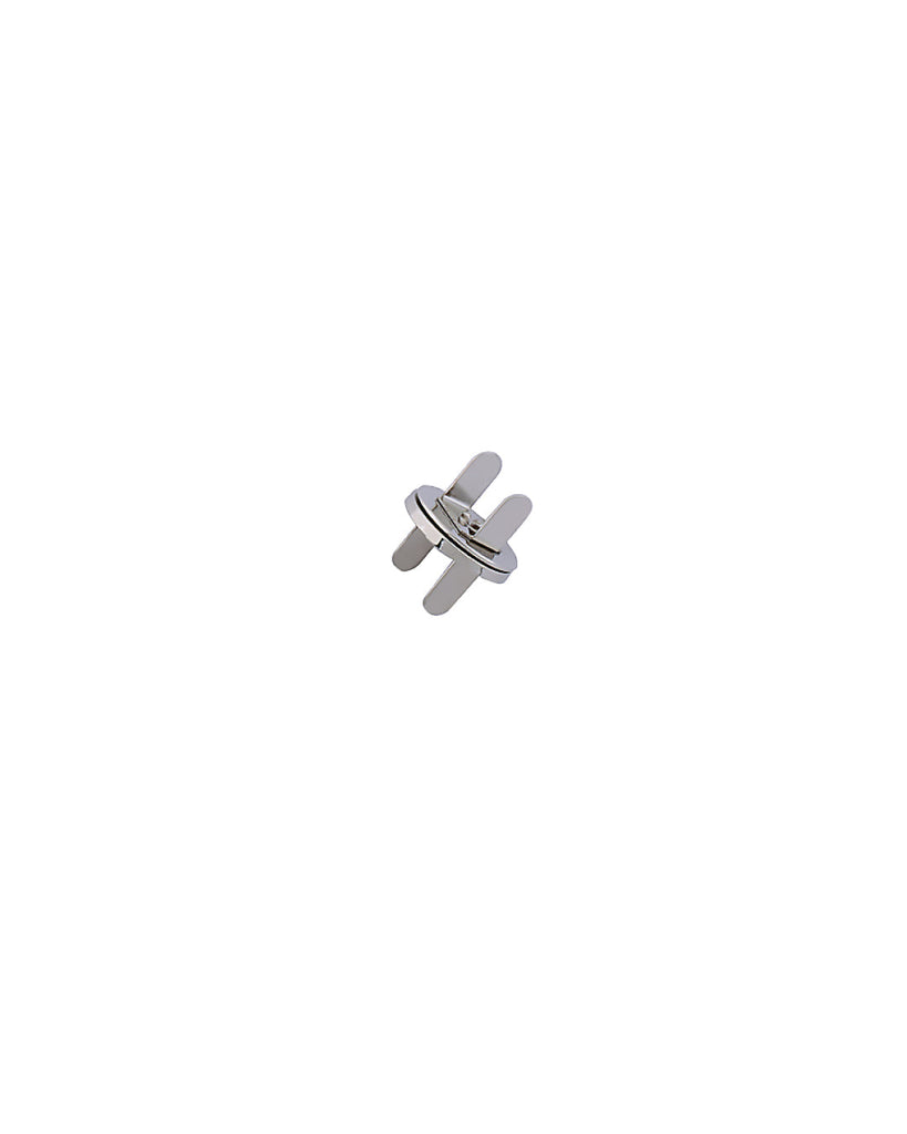 Round Extra Thin Magnetic Lock | Gold And Silver Diameter 18 6 Mm (2 Pieces) Fournituren