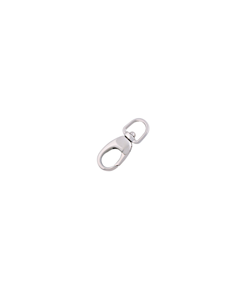 Oval Swivel Snap Hook | Silver Inner Size 11 Mm Fournituren