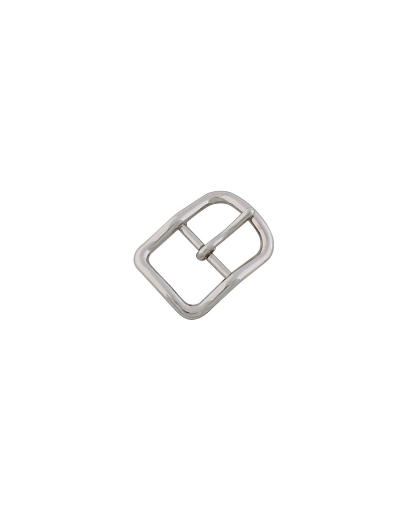 D-Shaped Buckle With Center Bar | Silver Inner Size 25 6 Mm Fournituren