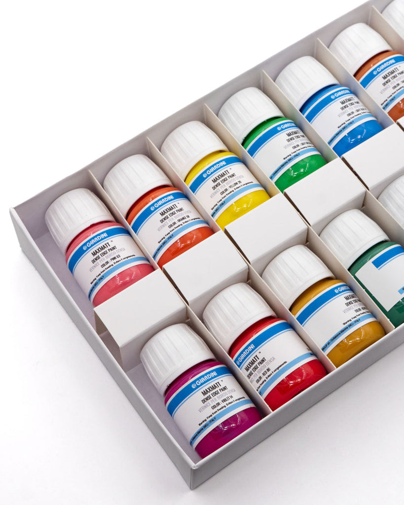 Giardini Basic Edge Paint Edge Paint | 18-Piece Color Set Supplies