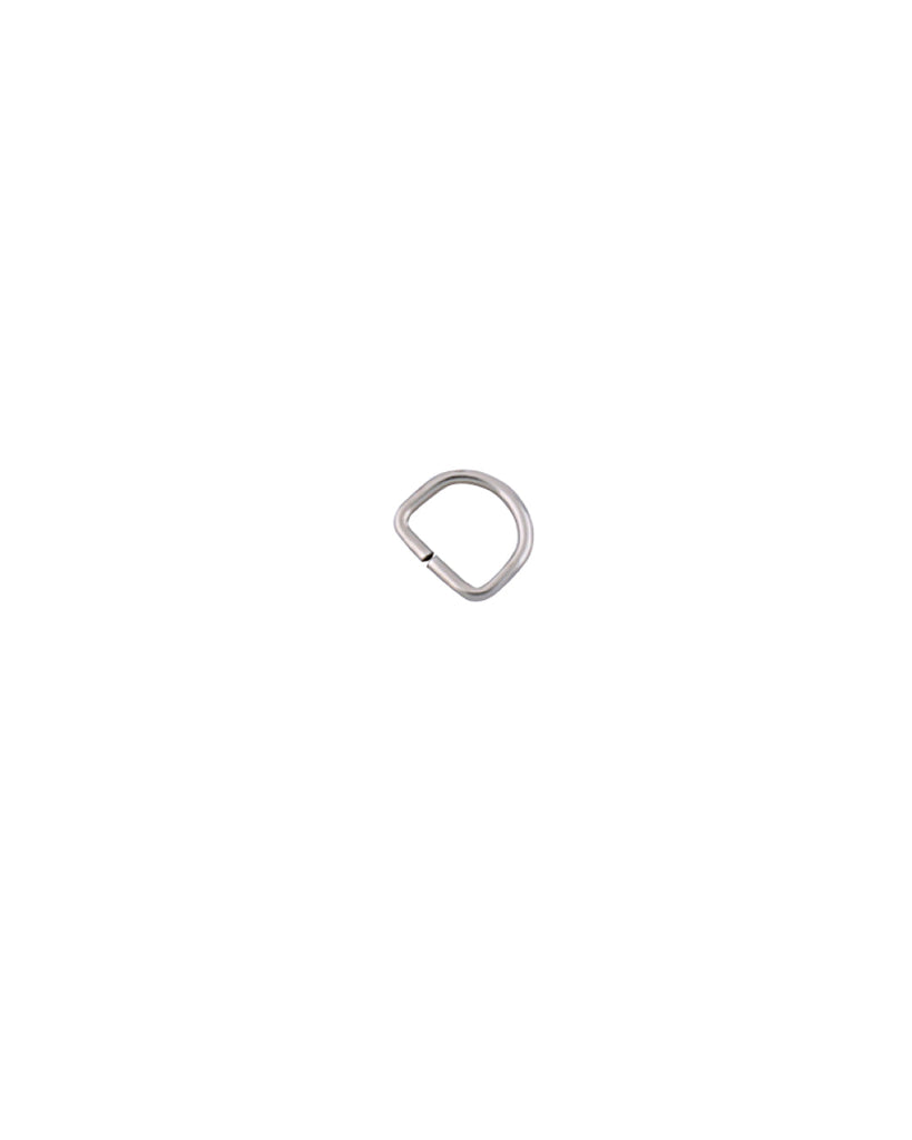 D-Ring | Silver Inner Size 12 5 Mm (2 Pieces) Fournituren
