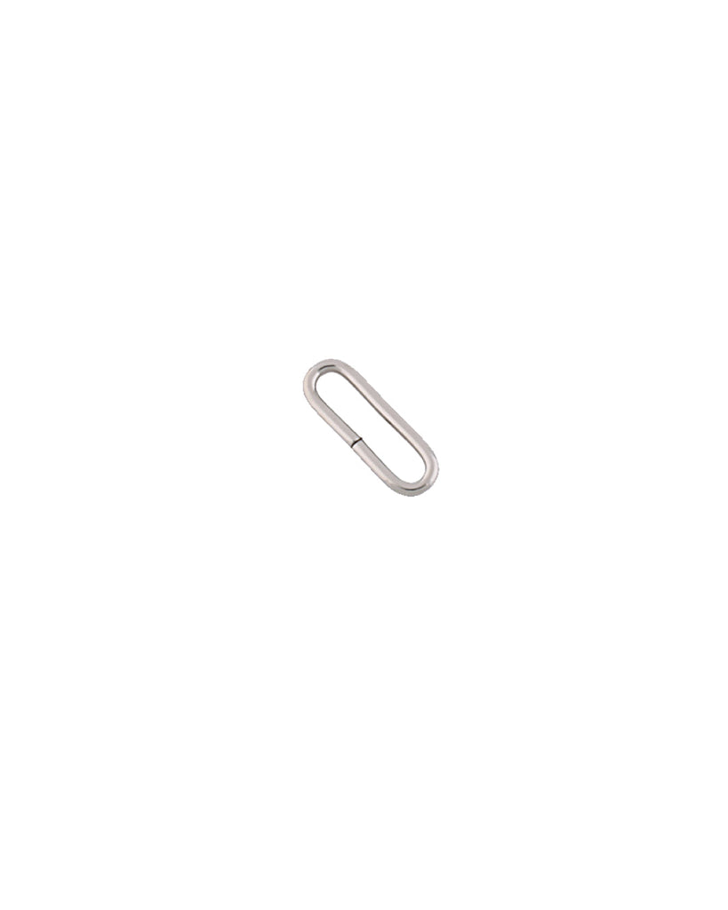 Oval Ring | Silver Inner Size 29 3 Mm (2 Pieces) Fournituren