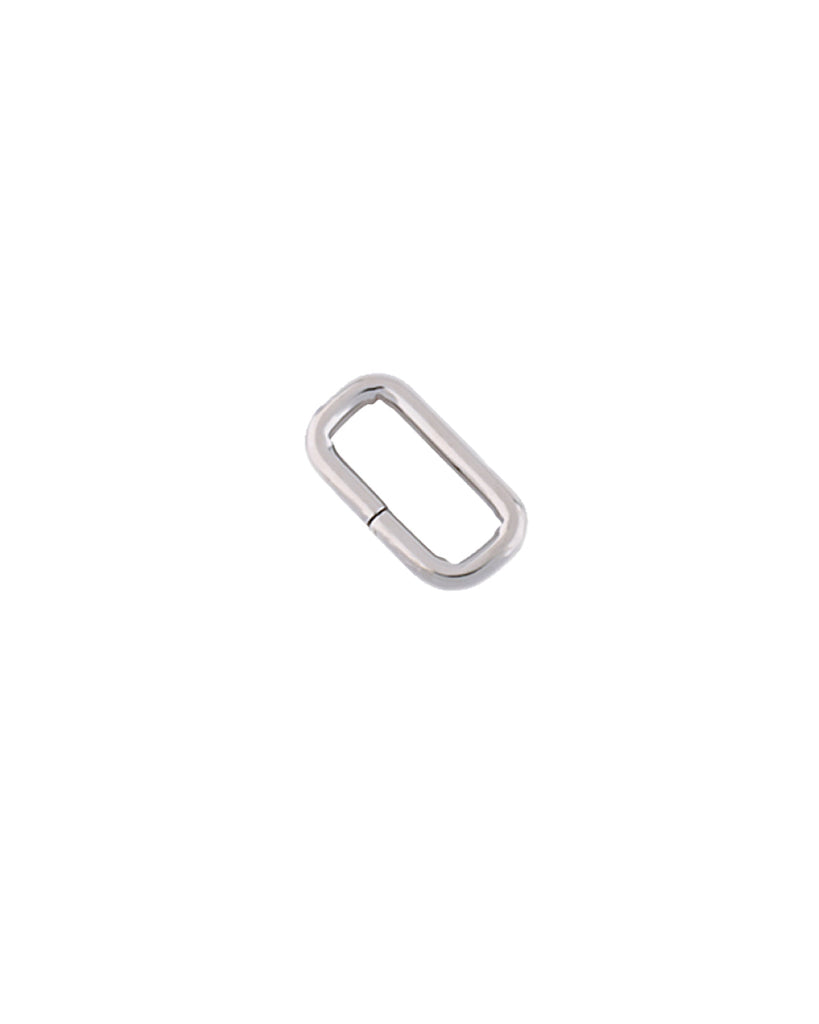 Rectangular Ring | Silver Inner Size 24 Mm (2 Pieces) Fournituren