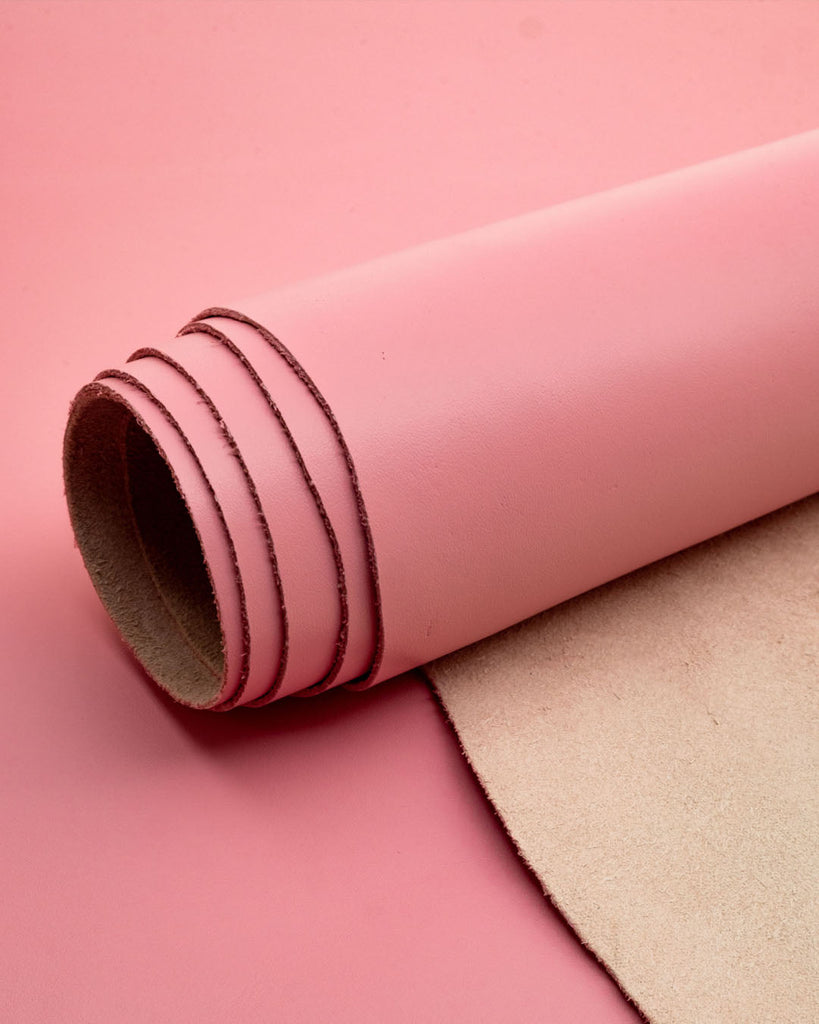 Florence Collection | Firm And Smooth Cowhide Leather With A Classic Look Bubblegum / Coupon
