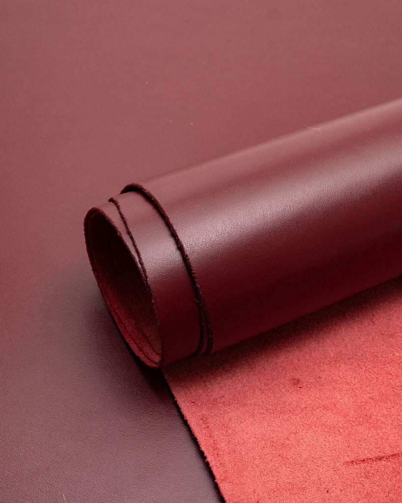 Florence Collection | Firm And Smooth Cowhide Leather With A Classic Look Maroon / Coupon