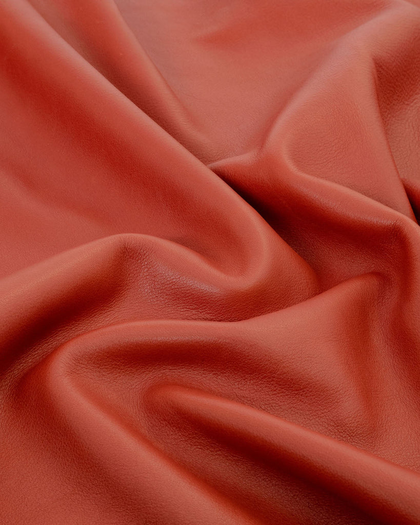 Geneve Collection | Fully Vegetable Tanned Cowhide Leather Rust / Coupon (Approximately 50 X 45 Cm)