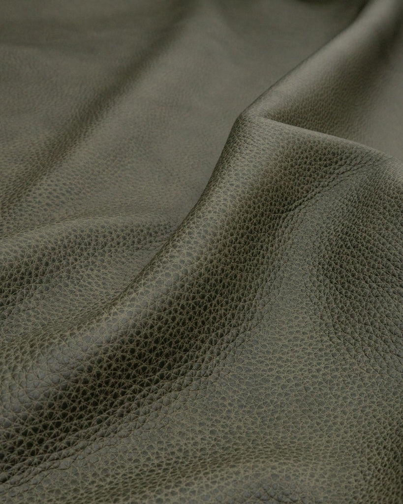Kansas Collection | Soft And Scratch Resistant Upholstery Leather With A Vintage Look Green / Coupon
