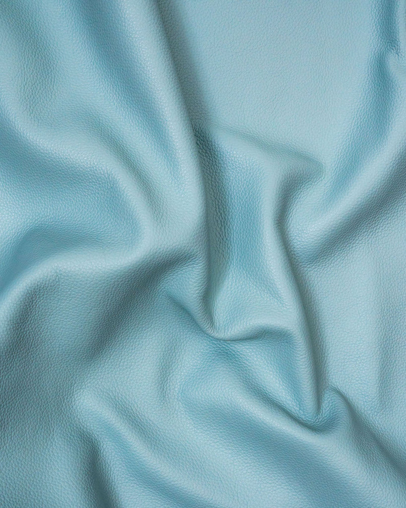 Roma Collection | Soft Nappa Cow Leather With A Fine Grain Aqua / Coupon (Approximately 50 X 45 Cm)
