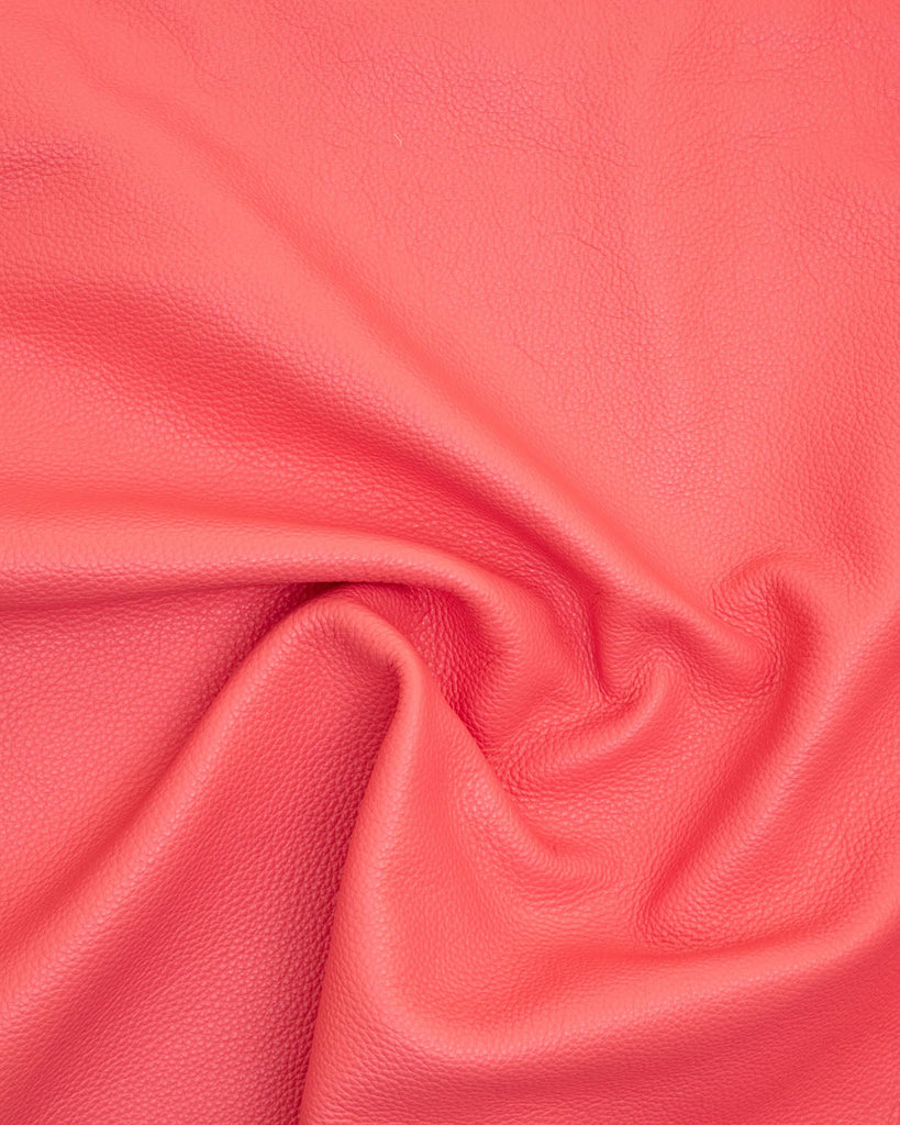 Roma Collection | Soft Nappa Cow Leather With A Fine Grain Corallo / Coupon (Approximately 50 X 45