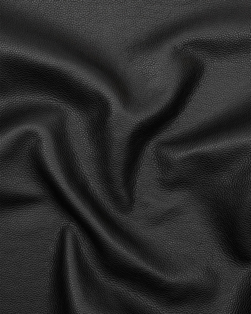 Roma Collection | Soft Nappa Cow Leather With A Fine Grain Nero / Coupon (Approximately 50 X 45 Cm)