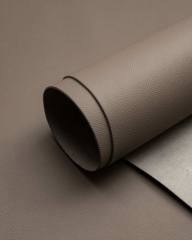 Epsom Collection | Sturdy Calfskin Leather With Exclusive Print Taupe / Panel (30 X 20 Cm) Leer