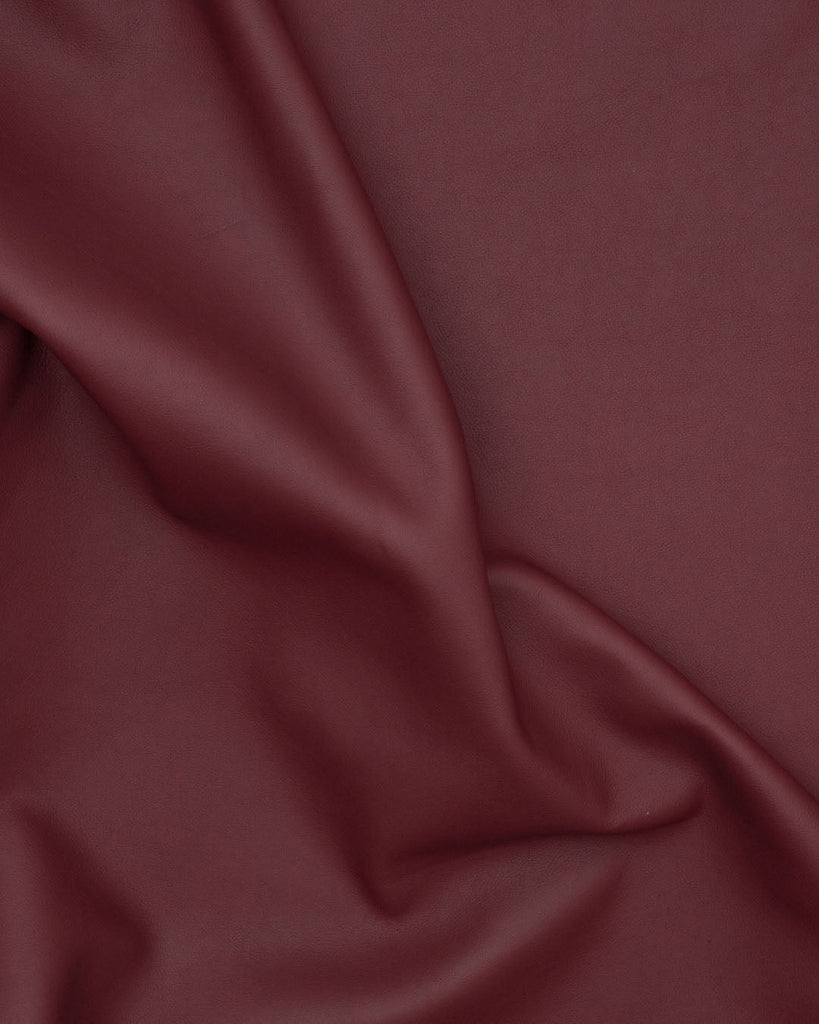 Royal Nappa Collection | Very Soft Matte And Thin Calf Leather Matte Burgundy / Coupon