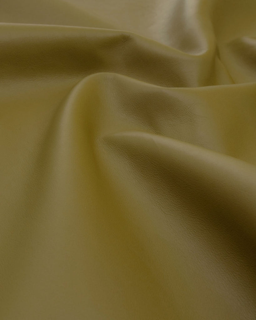 Tulip Collection | Thin And Soft Nappa Calfskin Leather Olive / Panel (30 X 20 Cm) Leer