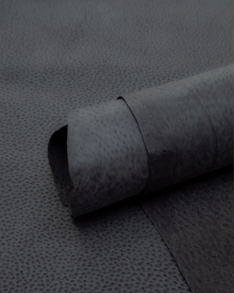 Pigskin Glazed Collection | Pigskin For Linings Split Suede Black / Small Hide Leer