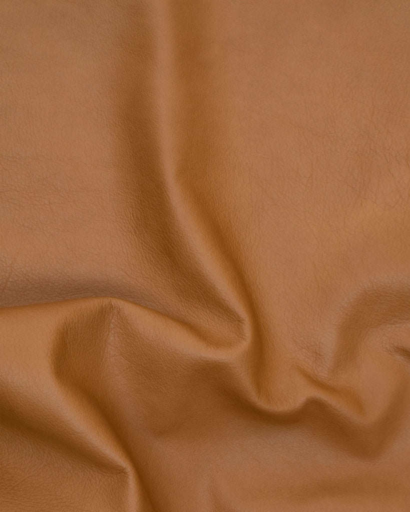 Dream Collection | Soft Nappa Cow Leather In Many Colours Caramel / Coupon (Approximately 50 X 45