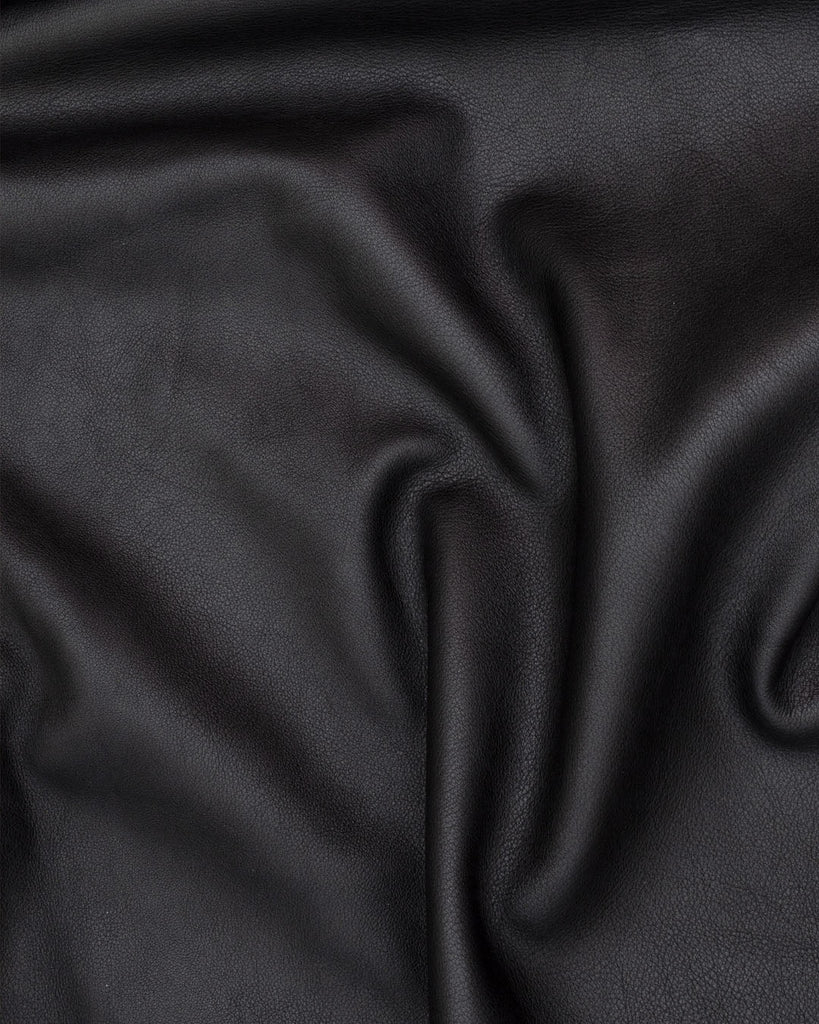 Dream Collection | Soft Nappa Cow Leather In Many Colours Licorice / Coupon (Approximately 50 X 45