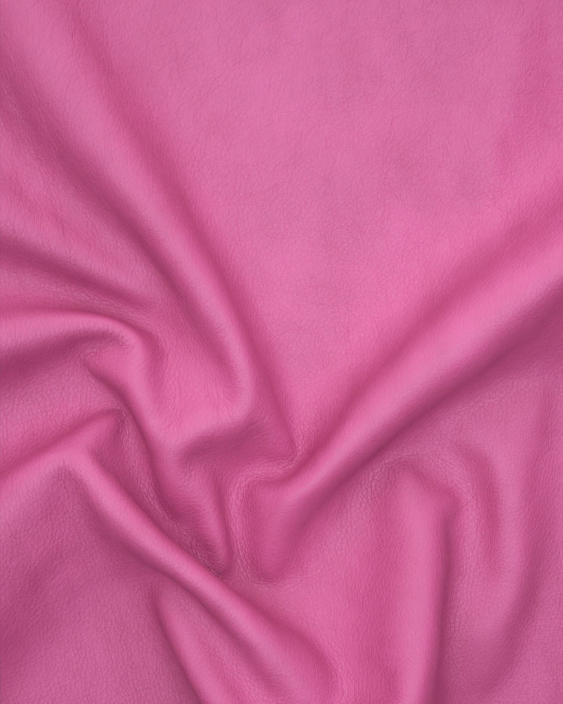 Dream Collection | Soft Nappa Cow Leather In Many Colours Pink Donut / Coupon (Approximately 50 X 45
