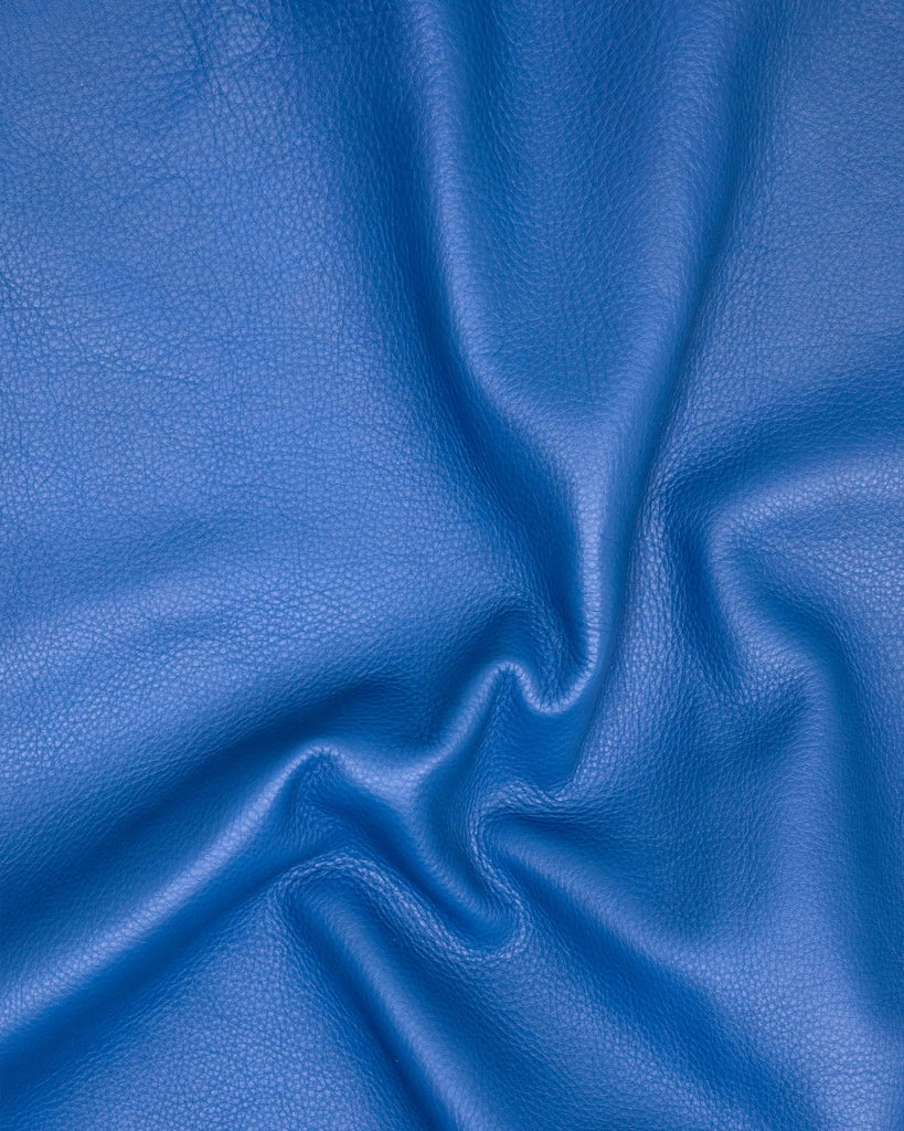 Dream Collection | Soft Nappa Cow Leather In Many Colours Royal / Coupon (Approximately 50 X 45 Cm)