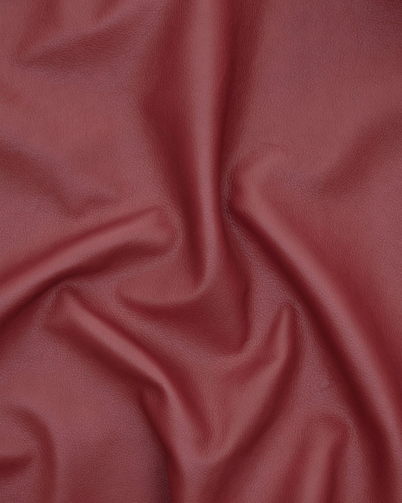 Dream Collection | Soft Nappa Cow Leather In Many Colours Red Wine / Coupon (Approximately 50 X 45