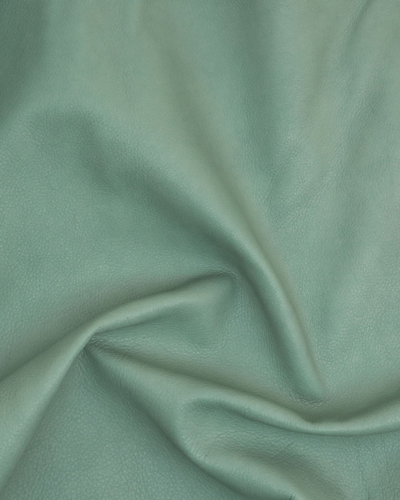 Dream Collection | Soft Nappa Cow Leather In Many Colours Sage / Coupon (Approximately 50 X 45 Cm)
