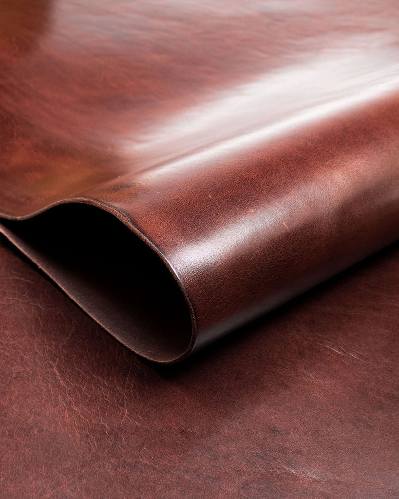 Monza Collection | Shiny Vegetable Tanned Harness Leather Leer