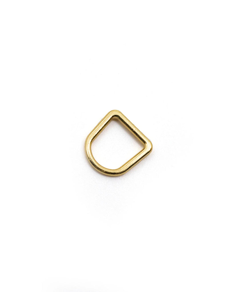 D-Ring Pullers For Zippers (5 Pieces) Gold / Size 8 Ritsen Onderdelen