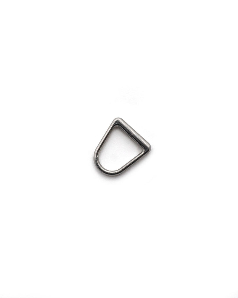 D-Ring Pullers For Zippers (5 Pieces) Silver / Size 5 Ritsen Onderdelen