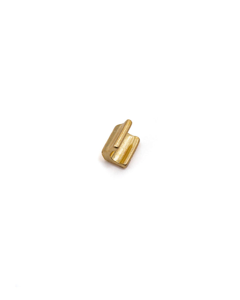 Excella® Top Stops For Zippers (40 Pieces) Gold / Size 8 Ritsen Onderdelen