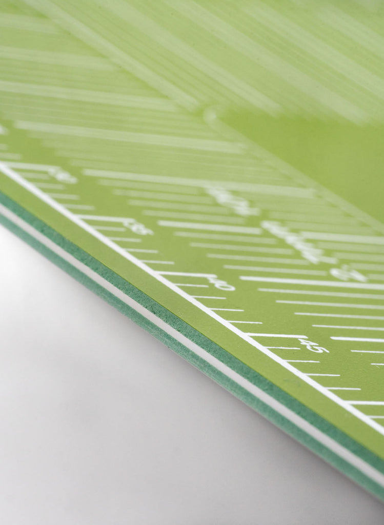 Two-Sided Cutting Mat With Distance Markings For Leather Forks Leertools
