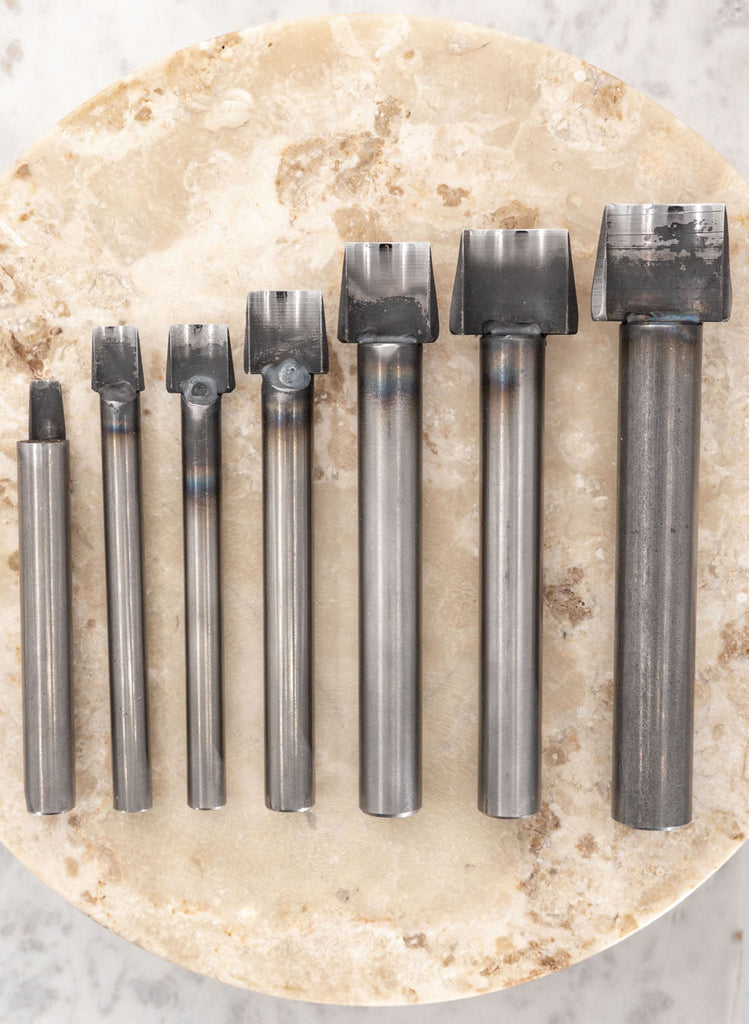 Round Punch Tool For Corners | 7-Piece Set 10-40Mm Leertools