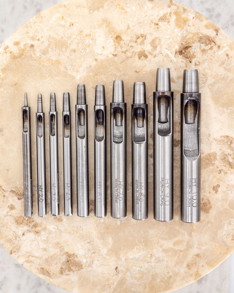 Round Basic Hole Punches | 10 Piece Set 1-10Mm Leertools