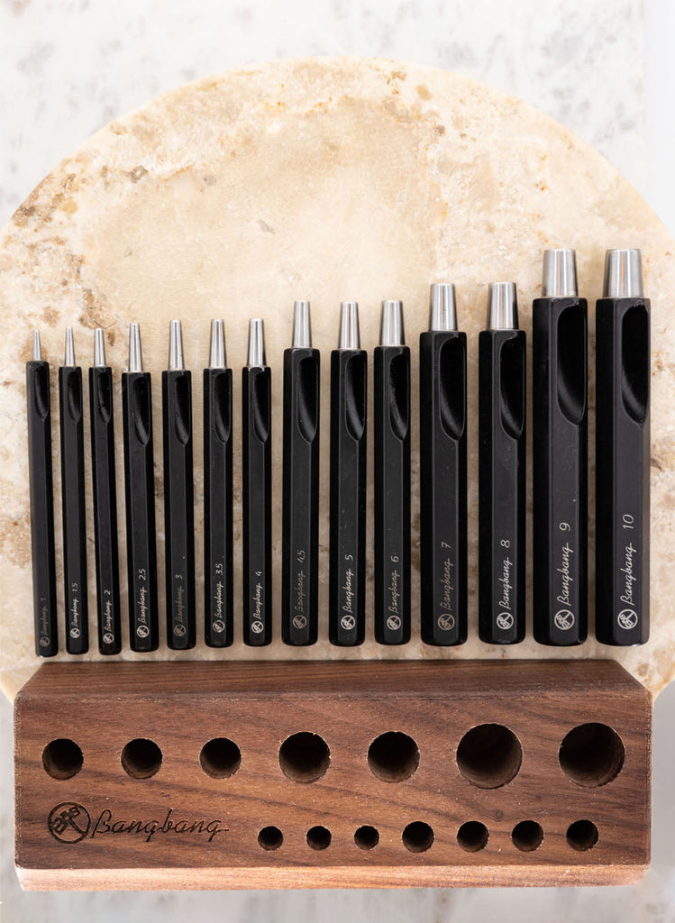 Luxurious Round Hole Punch | 14 Piece Set 1-10Mm Leertools