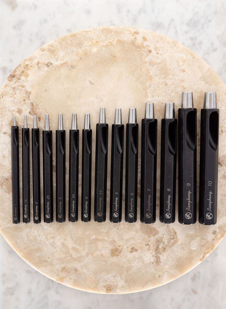 Luxurious Round Hole Punch | 14 Piece Set 1-10Mm Leertools