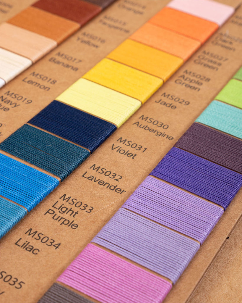 MeiSi Super Fine Linen thread color chart