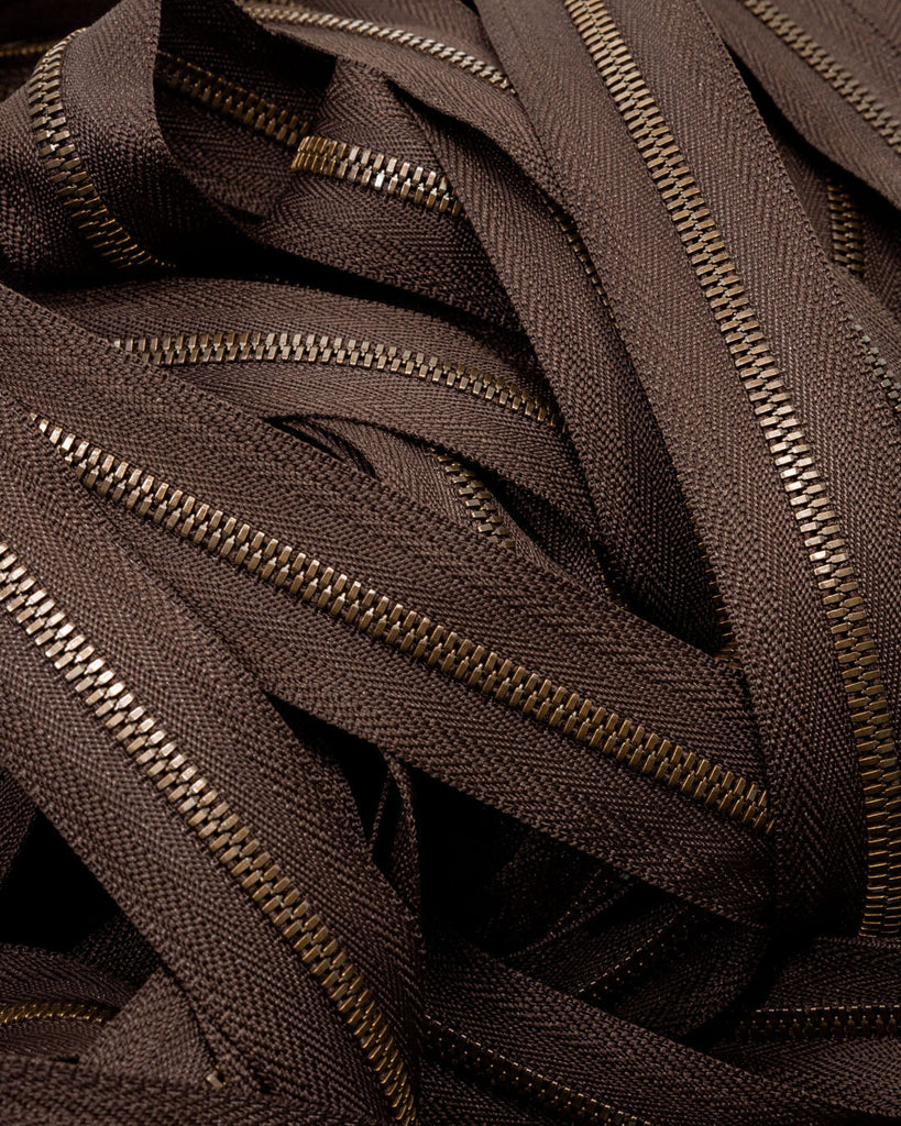 Ykk Excella® | Zipper On Roll Antique Brass Size 3 Ritsen