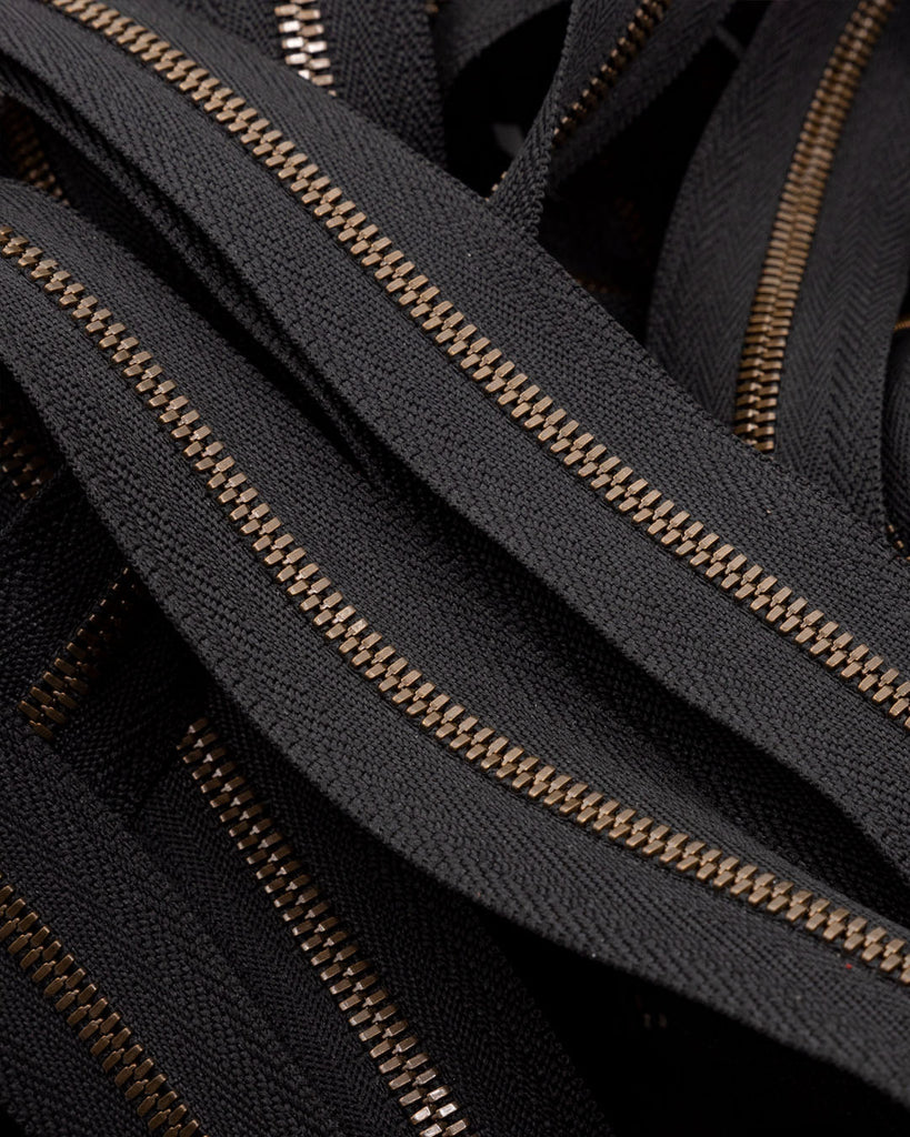 Ykk Excella® | Zipper On Roll Antique Brass Size 3 Ritsen
