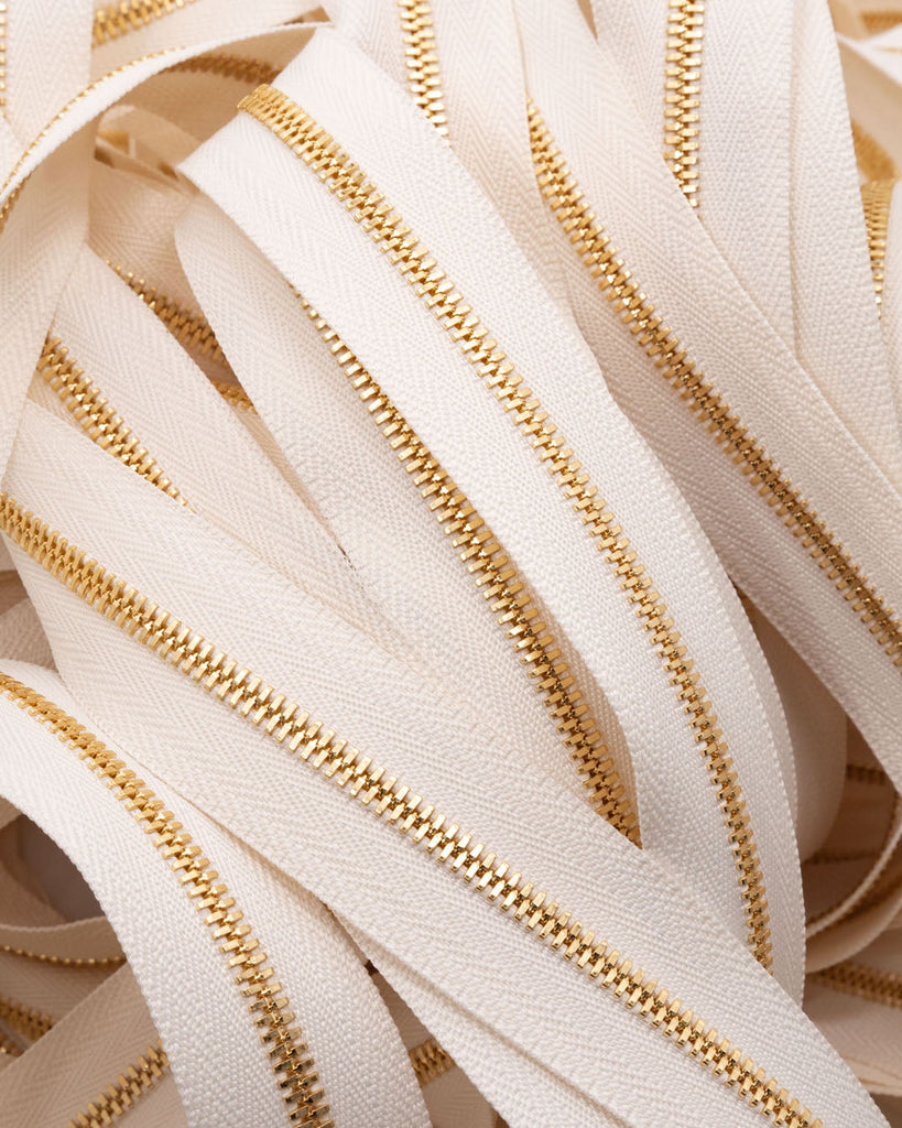 Ykk Excella® | Zipper On Roll Gold Size 3 Ivory 841 Ritsen