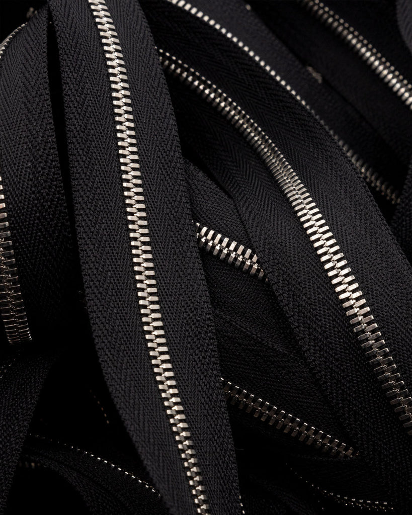 Ykk Excella® | Zipper On Roll Silver Size 3 Black 580 Ritsen