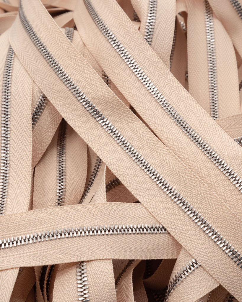 Ykk Excella® | Zipper On Roll Silver Size 3 Beige 891 Ritsen