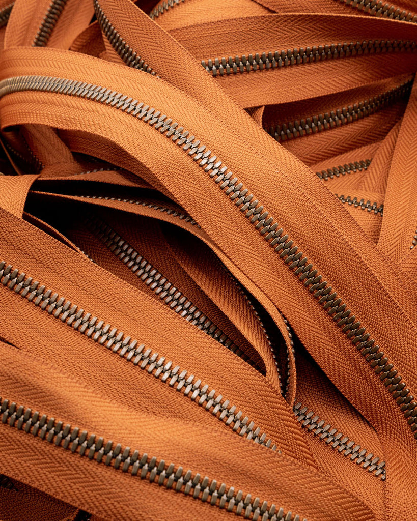 Ykk Excella® | Zipper On Roll Antique Brass Size 5 Cognac 079 Ritsen